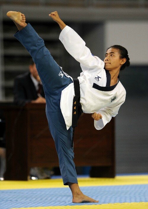 黎巴嫩男子跆拳道选手成功晋级